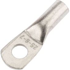 REXANT Наконечник медный луженый ТМЛ 25–8–7 (25мм² - Ø8мм) ГОСТ 7386-80 (в упак. 10 шт.)