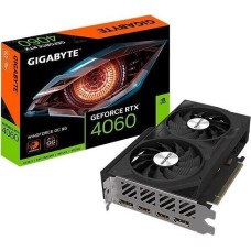 GIGABYTE Видеокарта PCI-E 4.0 GV-N4060WF2OC-8GD NVIDIA GeForce RTX 4060 8Gb 128bit GDDR6 2475/17000 HDMIx2 DPx2 HDCP Ret