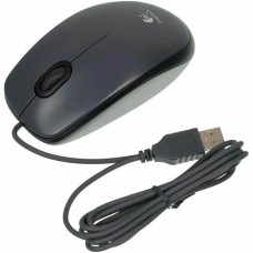 LOGITECH Мышь проводная M90, оптическая, USB, 1000dpi, черный [910-001793]