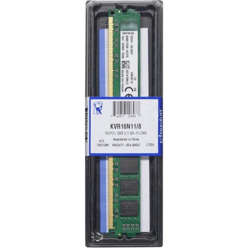 Память KINGSTON 8GB DDR3 1600MHz PC-12800 (KVR16N11/8) Память KINGSTON 8GB DDR3 1600MHz PC-12800 (KVR16N11/8)