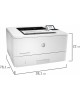 HP Принтер лазерный LaserJet Enterprise M406dn (3PZ15A) A4 Duplex Net белый