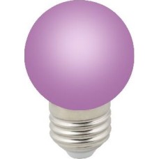Лампа декоративная светодиодная VOLPE (UL-00005652) LED-G45-1W/PURPLE/E27/FR/С