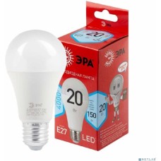 лампы ЭРА Б0049637 Лампочка светодиодная RED LINE LED A65-20W-840-E27 R E27 / Е27 20 Вт груша нейтральный белый свет