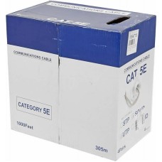 LANMASTER Кабель информационный NM-UTP5E4PR-CU кат.5E UTP 4 пары 25AWG PVC внутренний 305м серый