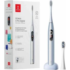 OCLEAN Электрическая зубная щетка X Pro Digital Y2076 насадки для щётки: 2шт, цвет:серебристый [c01000382]
