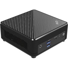 MSI Неттоп Cubi N ADL-030XRU N200 (1) 8Gb SSD256Gb UHDG без ОС 2xGbitEth WiFi BT 65W черный (9S6-B0A911-099)