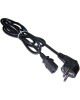 LANMASTER Шнур питания LAN-PP13/SHA-3.0-BK C13-Schuko проводник.:3x0.75мм2 3м 220В 10А черный