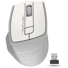 A4TECH Мышь Fstyler FG30S белый/серый оптическая 2000dpi silent беспров. USB 6but (FG30S WHITE)