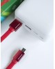 Кабель MORE CHOICE (4627151194509) K20m USB 2.1A для micro плоский USB - 1м Red