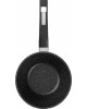 Ковш МЕЧТА 81802 Гранит black 1.2л с несъемной ручкой и стекл. Крышкой