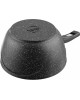 Ковш МЕЧТА 81802 Гранит black 1.2л с несъемной ручкой и стекл. Крышкой