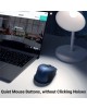 UGREEN Мышка компьютерная беспроводная MU006 (15064) Ergonomic Wireless Mouse 2.4G 4000DPI Silence Design. Цвет: синий