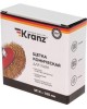 KRANZ Щетка коническая для УШМ, витая латунированная проволока, 100мм, М14