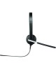 LOGITECH Гарнитура H650E, для компьютера, накладные, проводные, черный [981-000519]