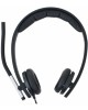 LOGITECH Гарнитура H650E, для компьютера, накладные, проводные, черный [981-000519]