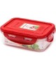 Посуда из пластика OURSSON CP0503S/RD контейнер прямоуг. 0,5л