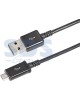 Дата-кабель REXANT (18-4268-20) USB кабель microUSB длинный штекер 1 м черный