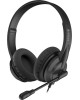 A4TECH HU-10 черный 2м накладные USB оголовье (HU-10/USB/BLACK)
