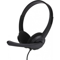 OKLICK Наушники с микрофоном Оклик HS-M600 черный 1.8м накладные оголовье (1900372)