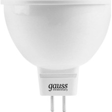 GAUSS Лампа светодиодная Elementary MR16 5.5Вт цок.:GU5.3 спот 220B 4100K св.свеч.бел.нейт. (упак.:10шт) (13526)