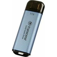 TRANSCEND Внешний диск SSD ESD300 TS1TESD300C, 1ТБ, голубой