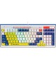 A4TECH Клавиатура Bloody B950, USB, синий + белый