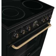 GORENJE Электрическая плита GECS6B71CLB, стеклокерамика, инфракрасная, без крышки, черный