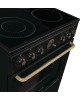 GORENJE Электрическая плита GECS6B71CLB, стеклокерамика, инфракрасная, без крышки, черный