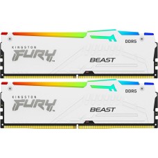 KINGSTON Память DDR5 2x32GB 5200MHz KF552C40BWAK2-64 Fury Beast RGB RTL Gaming PC5-41600 CL40 DIMM 288-pin 1.25В single rank с радиатором Ret