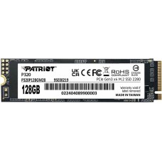 PATRIOT SSD накопитель P320 P320P128GM28 128ГБ, M.2 2280, PCIe 3.0 x4, NVMe, M.2