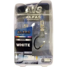 AVS Газонаполненные лампы ALFAS Maximum Intensity 4300К H1 24V 85W, комплект 2+2 (W5W) шт