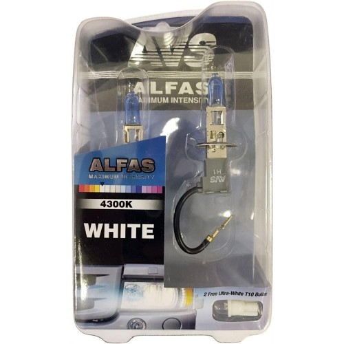 AVS Газонаполненные лампы ALFAS Maximum Intensity 4300К H1 24V 85W, комплект 2+2 (W5W) шт