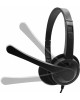 OKLICK Наушники с микрофоном Оклик HS-M600 черный 1.8м накладные оголовье (1900372)
