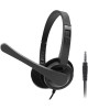 OKLICK Наушники с микрофоном Оклик HS-M600 черный 1.8м накладные оголовье (1900372)