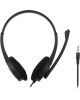 OKLICK Наушники с микрофоном Оклик HS-M600 черный 1.8м накладные оголовье (1900372)