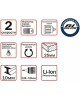 ELITECH Дрель-шуруповерт ДА 12БЛ2 (Е2201.001.02), 4Ач, с двумя аккумуляторами [191606]