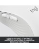 LOGITECH Мышь беспроводная M650 L white/grey (USB/BT,4000dpi, 5but) (910-006392)