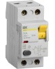 IEK Выключатель дифф.тока УЗО MDV10-2-050-030 ВД1-63 50A 30мА AC 2П 230В 2мод белый (упак.:1шт)