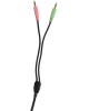 OKLICK Гарнитура игровая HS-G300 ARMAGEDDON, для компьютера, мониторные, проводные, белый / черный [361558]