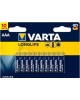 Элементы питания VARTA LR03 AAA BL10 ENERGY ALKALINE 1.5V (4103) (4103229491)