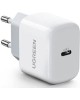 UGREEN Зарядное устройство CD241 (10220) Mini USB-C 20W PD Fast Charger. Цвет: белый