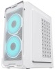 OKLICK Корпус mATX OCC-MN302F, Mini-Tower, без БП, белый