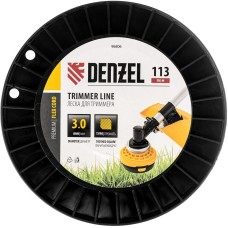 DENZEL Леска для триммера зубчатый квадрат, 3,0мм х 113м, на DIN катушке FLEX CORD 96806