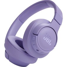 JBL Гарнитура мониторные Tune 720 BT 1.2м сиреневый беспроводные bluetooth оголовье ( T720BTPUR)