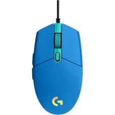LOGITECH Мышь проводная игровая G102 BLUE (USB, оптическая, 8000 dpi, 6but) (910-005810)