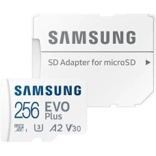 SAMSUNG Флеш карта microSDXC 256Gb EVO Plus (R/W 160/90 Mb/s, adapter) (MB-MC256SA/EU)