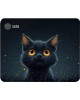 Коврик CACTUS Коврик для мыши Black Cat ткань, 250х200х3мм [cs-mpc-d09s]