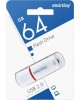 USB флеш SMARTBUY (SB64GBCRW-W) 64GB CROWN WHITE