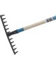 Грабли прямые стальные, деревянный черенок FISKARS Plantic Light 33361-01