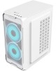 OKLICK Корпус mATX OCC-MN302F, Mini-Tower, без БП, белый